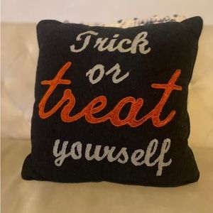 Pier 1 Halloween pillow with a great statement for the season